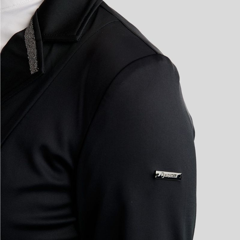 Tävlingskavaj MoGloria Softshell Caviar Tape Svart