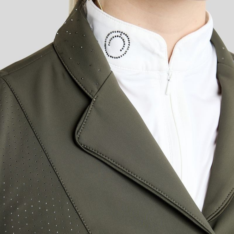 Tävlingskavaj MoZida Refined Lasercut Forest Green