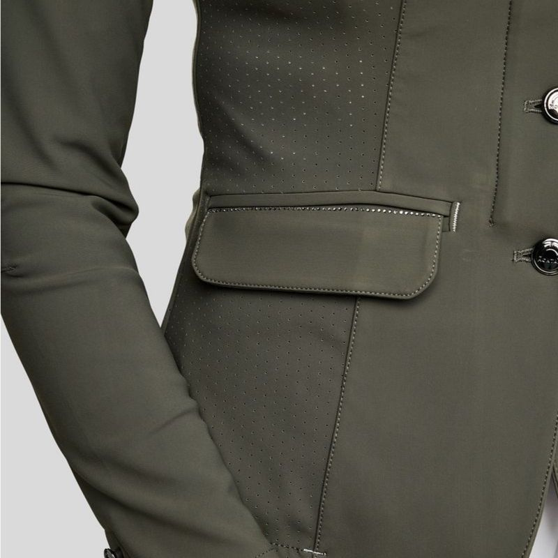 Tävlingskavaj MoZida Refined Lasercut Forest Green