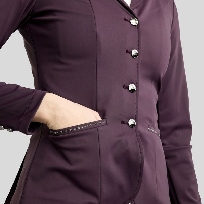Tävlingskavaj MoKira Softshell Gun Metal Crystals Fig