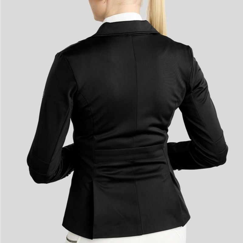 Tävlingskavaj MoKira Softshell Gun Metal Crystals Svart