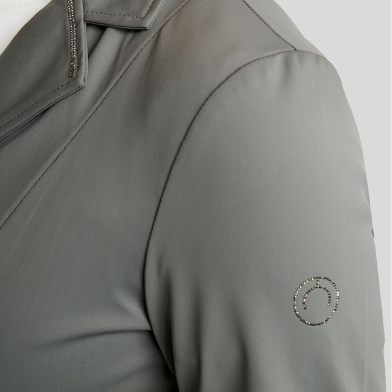 Tävlingskavaj MoKira Softshell Gun Metal Crystals Grå