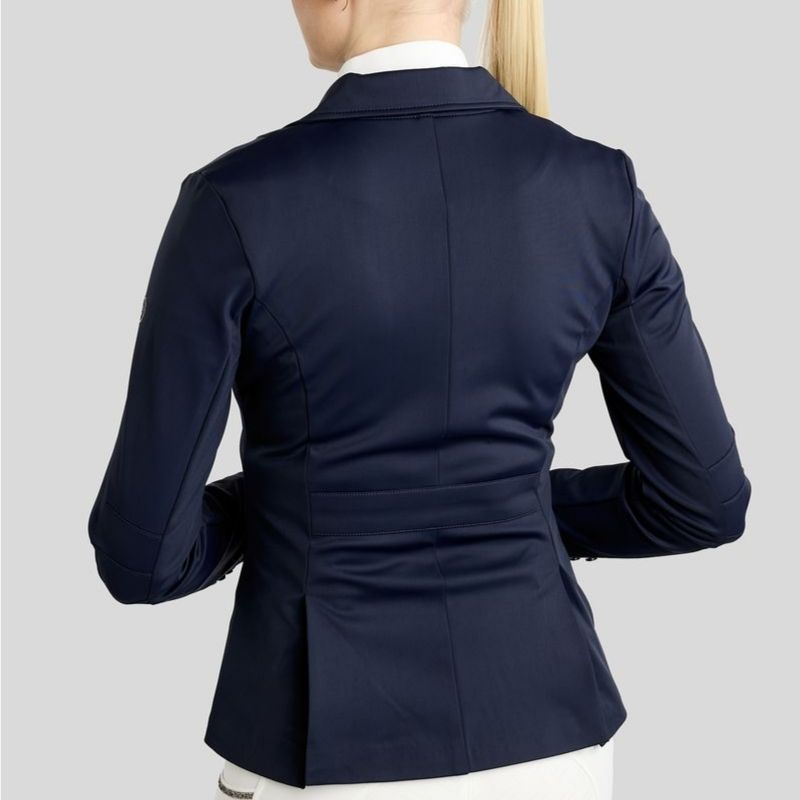 Tävlingskavaj MoKira Softshell Gun Metal Crystals Marinblå