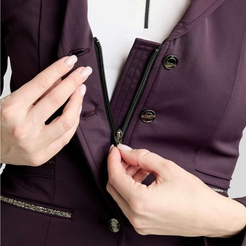 Tävlingskavaj MoKelly Softshell Gun Metal Crystals Fig
