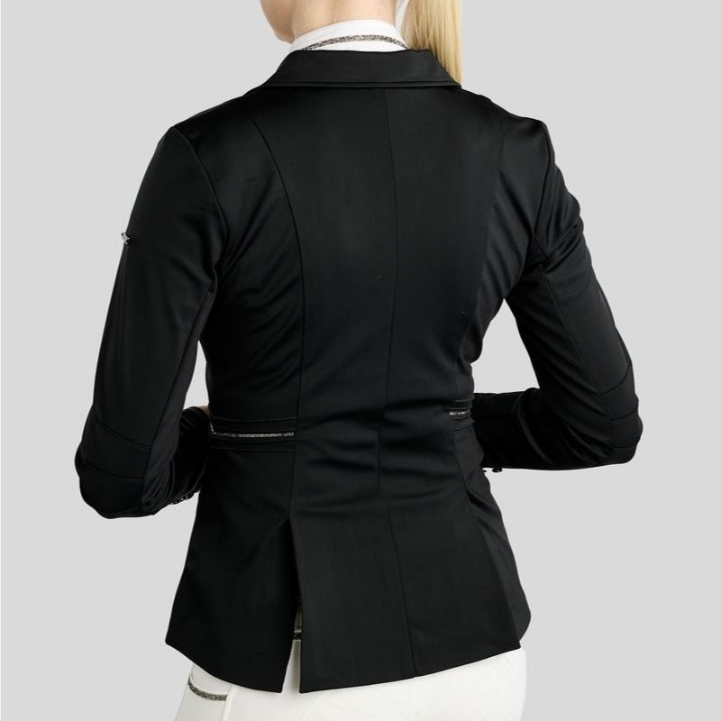 Tävlingskavaj MoKelly Softshell Gun Metal Crystals Svart