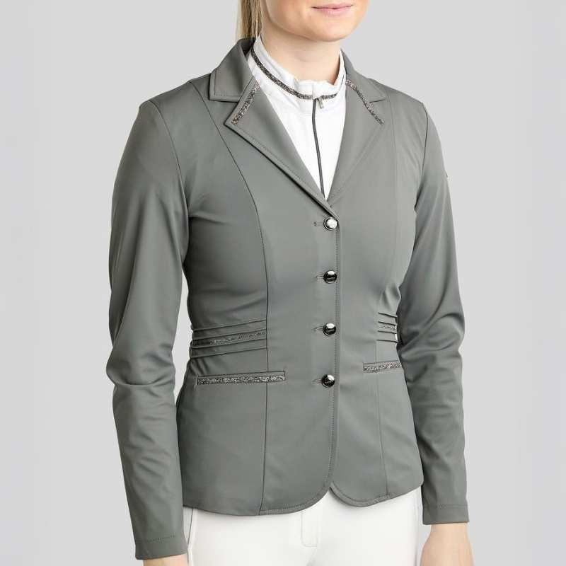 Tävlingskavaj MoKelly Softshell Gun Metal Crystals Grå