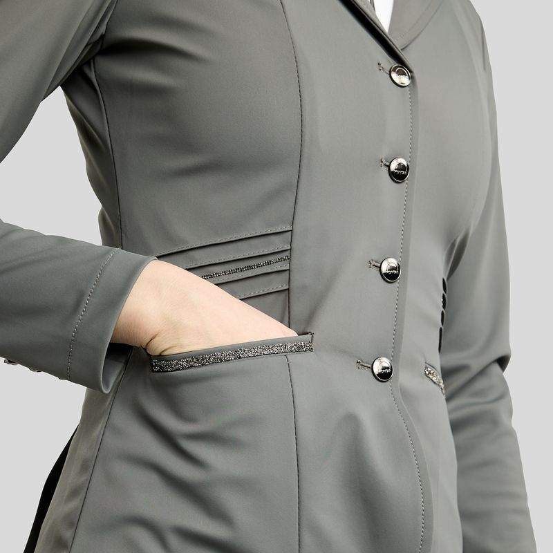 Tävlingskavaj MoKelly Softshell Gun Metal Crystals Grå
