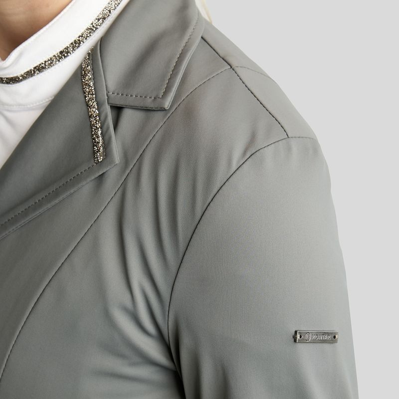 Tävlingskavaj MoKelly Softshell Gun Metal Crystals Grå