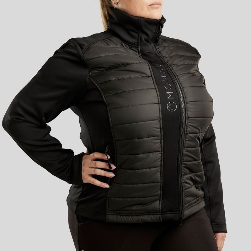 Hybridjacka Emma Softshell Curve Svart
