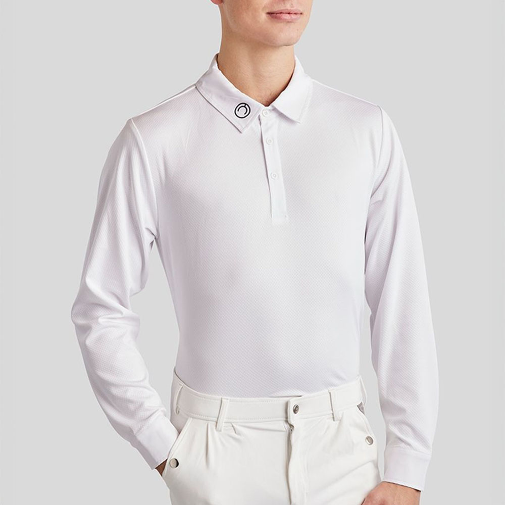 Tävlingströja Herr MoWill Long Sleeve Vit