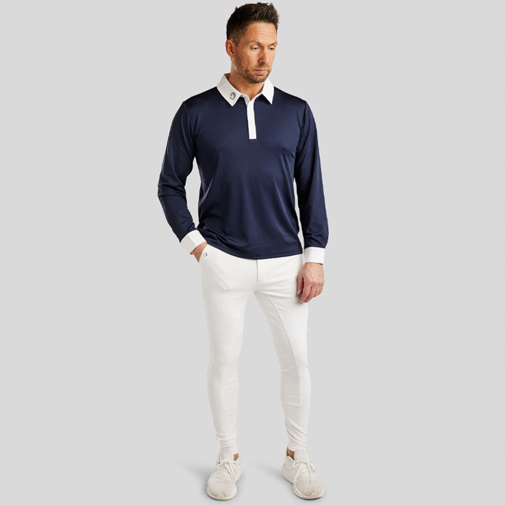 Tävlingströja Herr MoWill Long Sleeve Marinblå