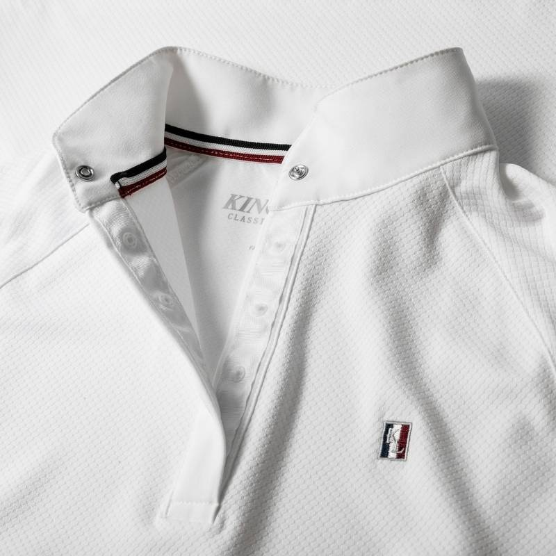 Tävlingstopp Barn/Junior Classic Short Sleeve Vit