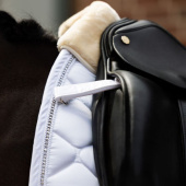 Dressyrschabrak Satin Crystal Vit Dressyrschabrak Satin Crystal Vit