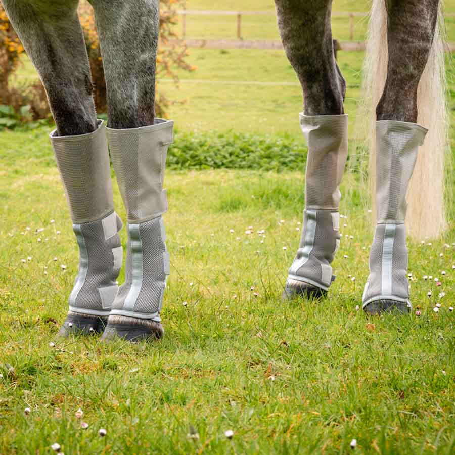Flugskydd Rambo Tech Fit Flyboot Silver
