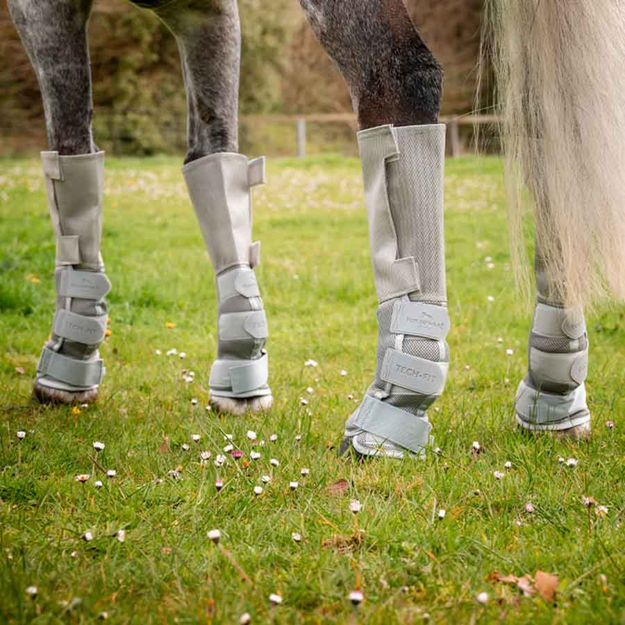 Flugskydd Rambo Tech Fit Flyboot Silver