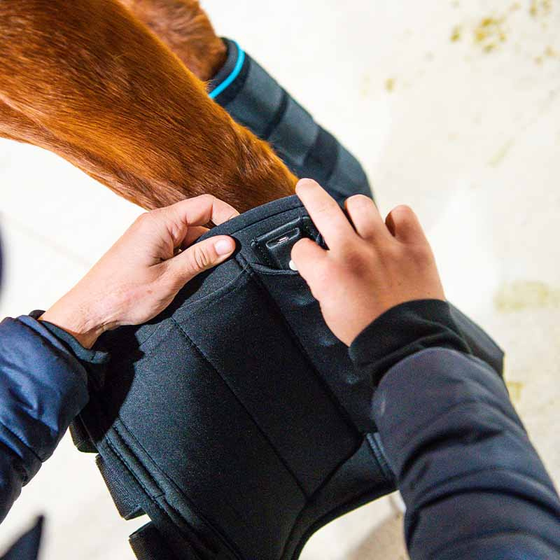 Kyldamasker Ice-Vibe LED Svart/Blå