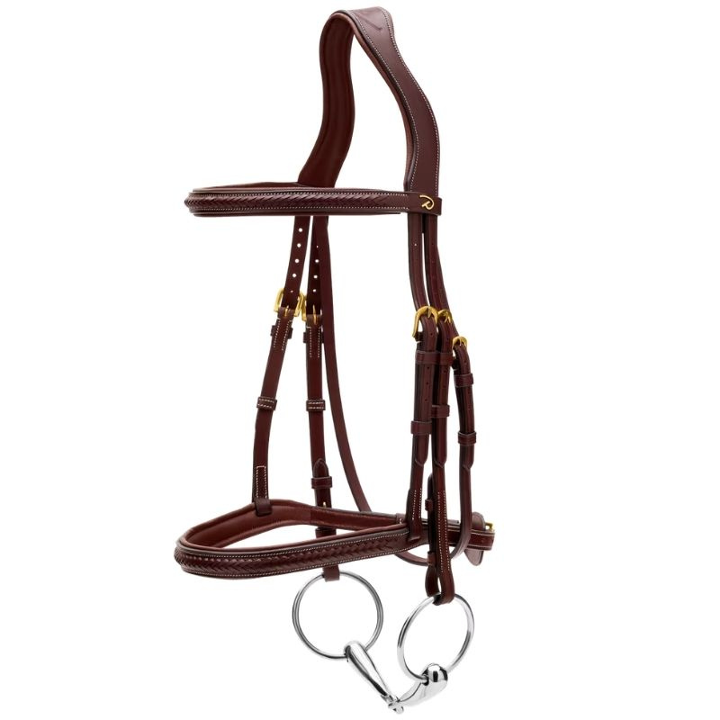 Träns utan Snokrem Plaited Dyon Collection Brun