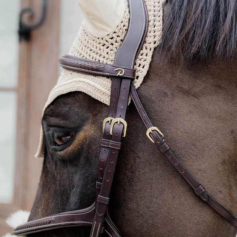 Träns Mexikansk Nosgrimma Plaited Dyon Collection Brun