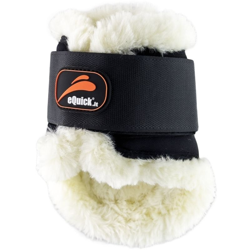 Strykkappor eAirshock Velcro Fluffy Svart