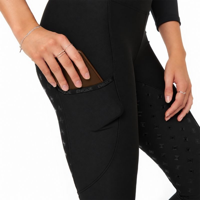 Vinterridtights Signature Thermo Plus Full Grip Svart 450g