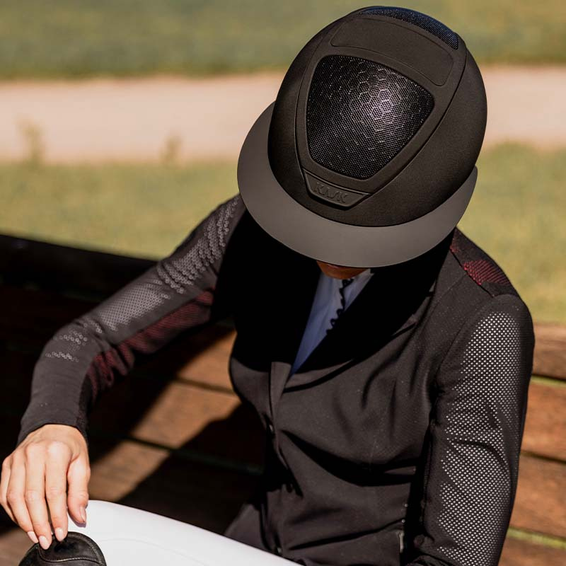 Ridhjälm Star Lady Hunter Svart