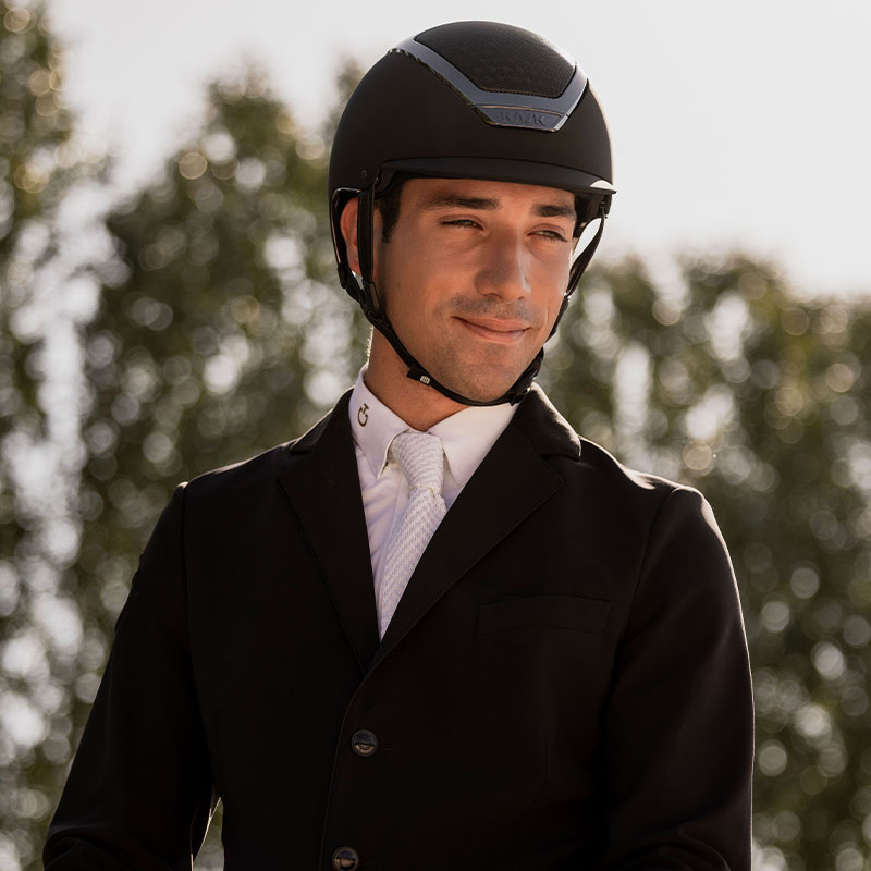 Ridhjälm Dogma Chrome Svart