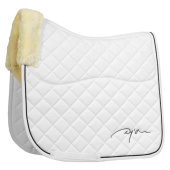 Dressyrschabrak Skin Friendly Vegan Sheepskin Vit Dressyrschabrak Skin Friendly Vegan Sheepskin Vit