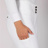 Ridbyxor KLKimi A Shape Full Grip Vit Ridbyxor KLKimi A Shape Full Grip Vit