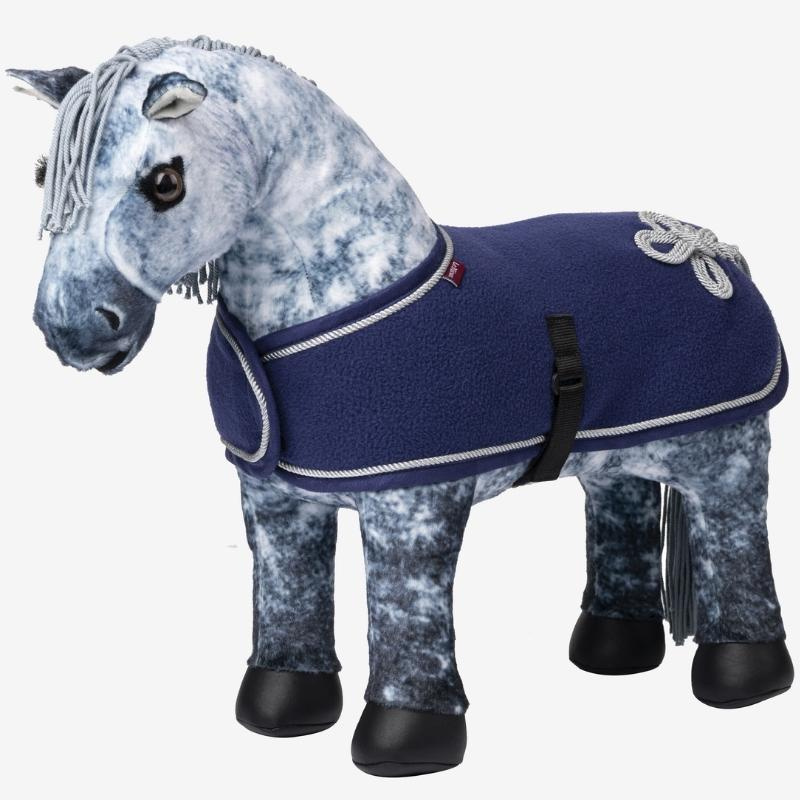 Fleecetäcke Toy Pony Marinblå