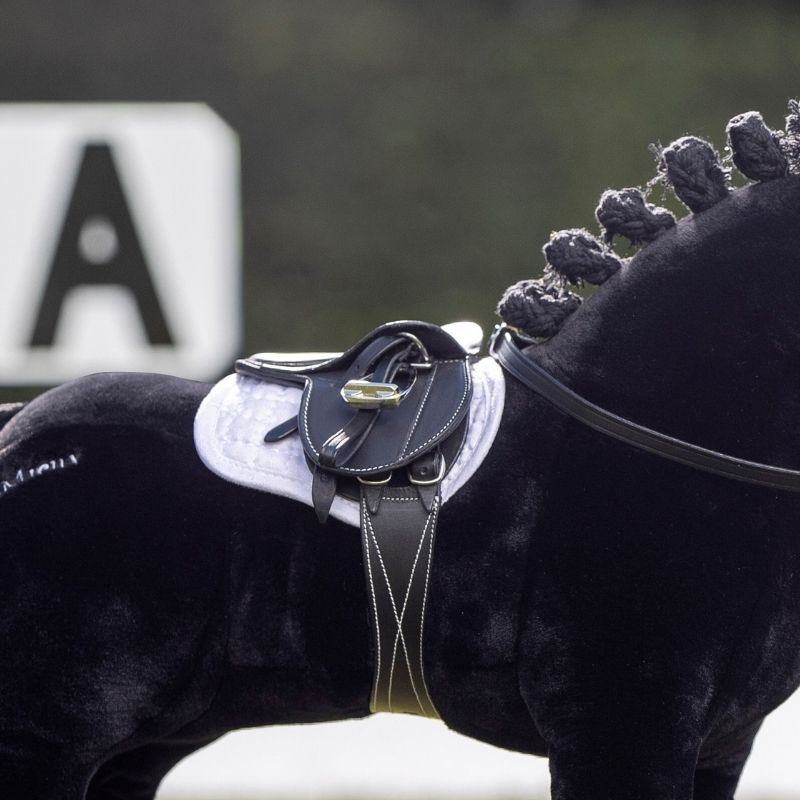 Sadel Toy Pony Svart