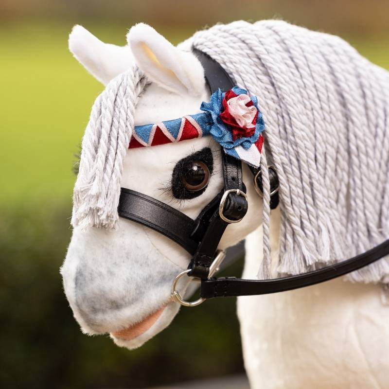 Träns Toy Pony Showing Svart