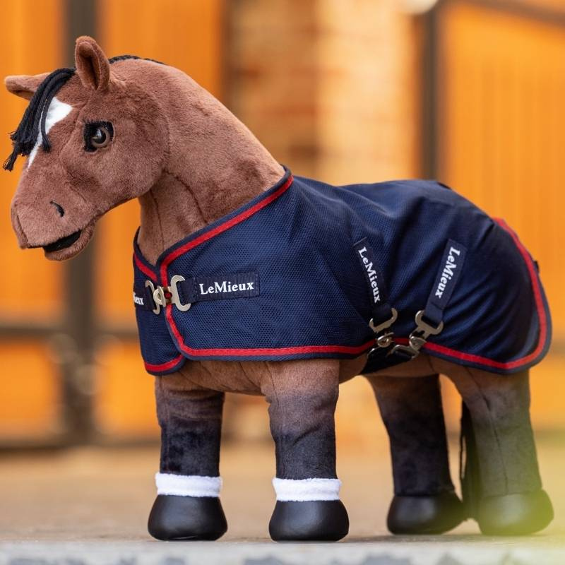 Coolertäcke Toy Pony Mesh Marinblå