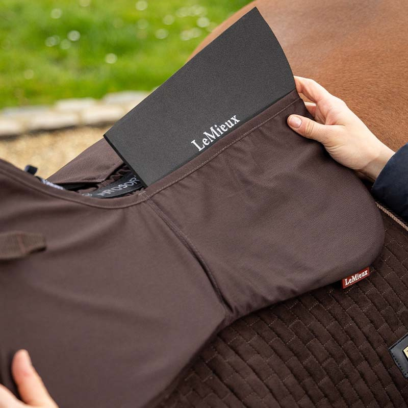 Sadelpad ProSorb Plain 2 Pocket Brun