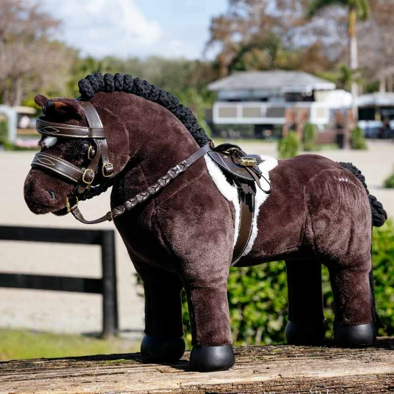 Vojlock & Sadelgjord Toy Pony Hunter Brun