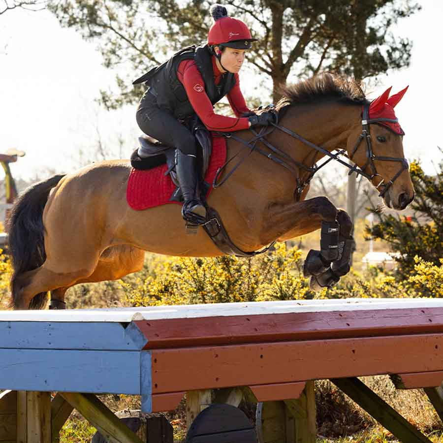 Schabrak Suede Square Röd