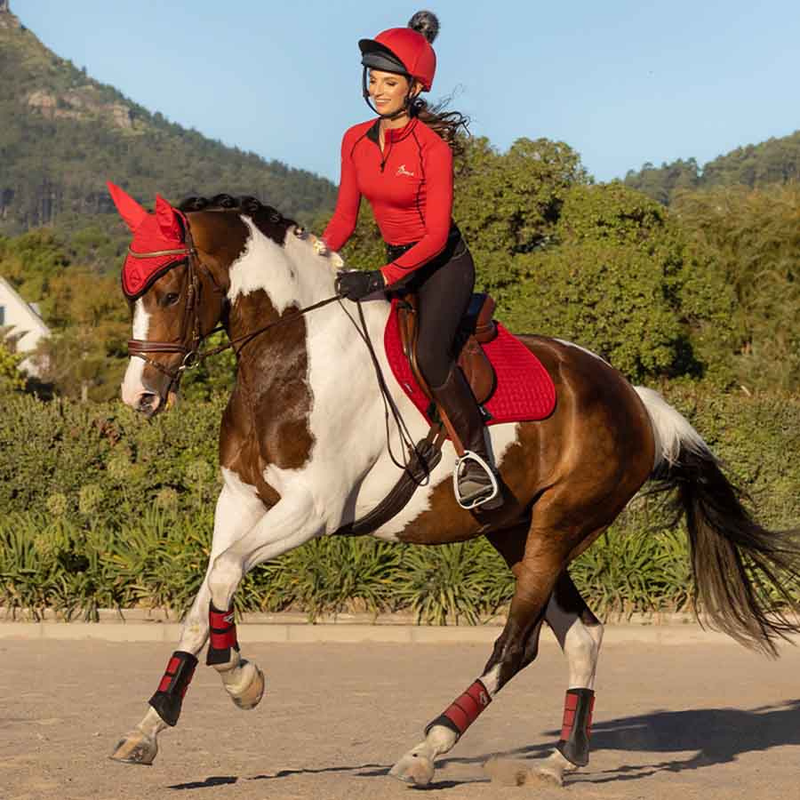 Schabrak Suede Square Röd