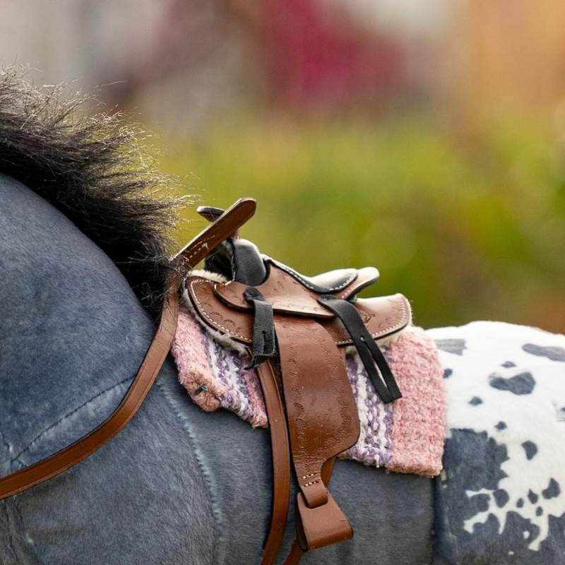Westernschabrak Toy Pony Ljusrosa