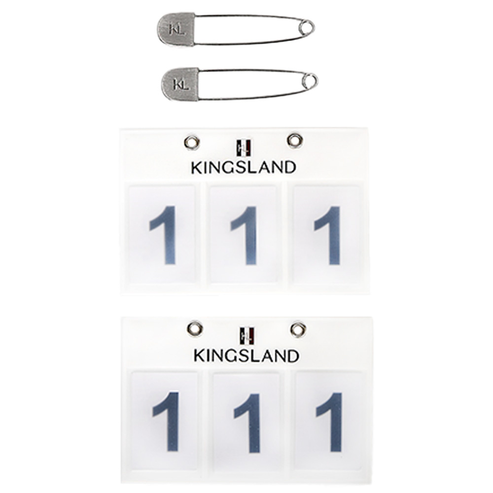 Nummerlapp Classic 2-pack Vit