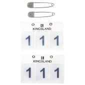 Nummerlapp Classic 2-pack Vit Nummerlapp Classic 2-pack Vit