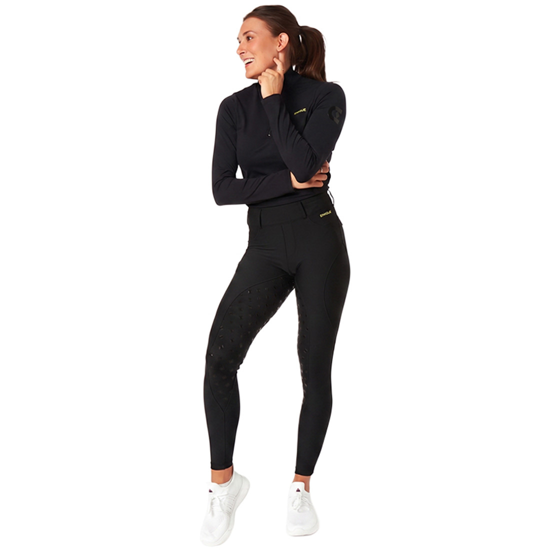 Ridtights Classic Full Grip Svart