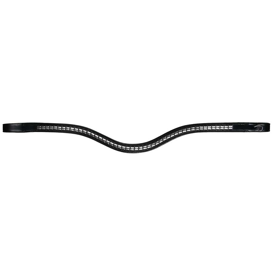 Pannband V-form Silverklinkers NE Svart