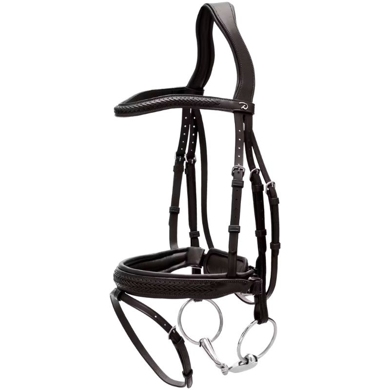 Träns Plaited Pull Back New English Collection Svart