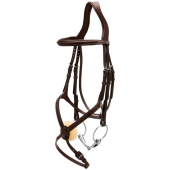 Träns Mexikansk Nosgrimma Plaited New English Collection Brun Träns Mexikansk Nosgrimma Plaited New English Collection Brun
