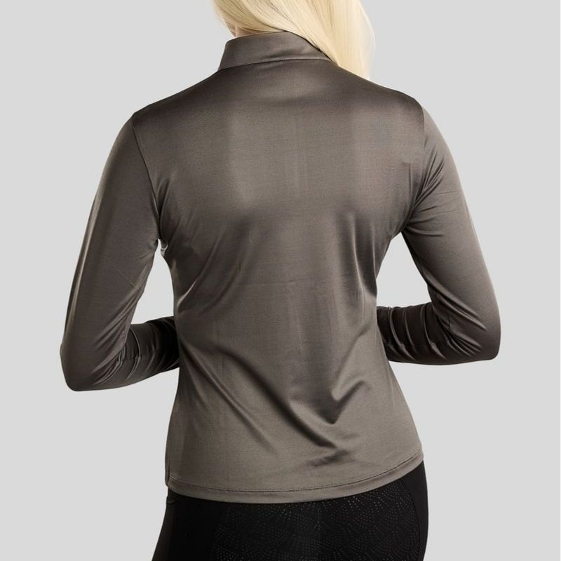 Träningstopp MoMegan Polo Long Sleeve Grå