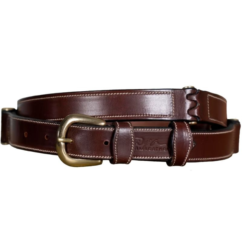 Skärp Flat Leather Brun