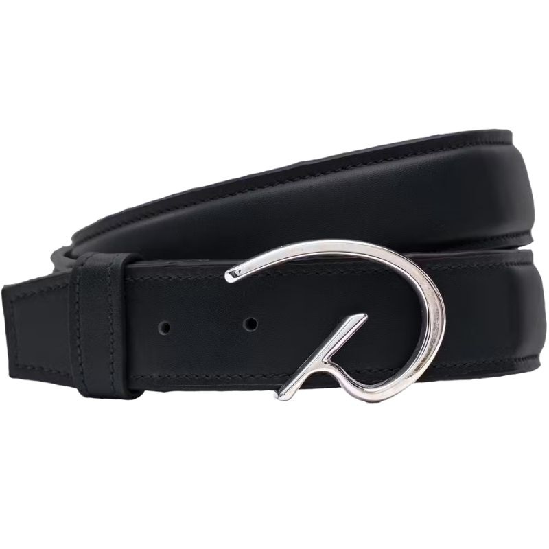 Läderskärp Classic D Svart