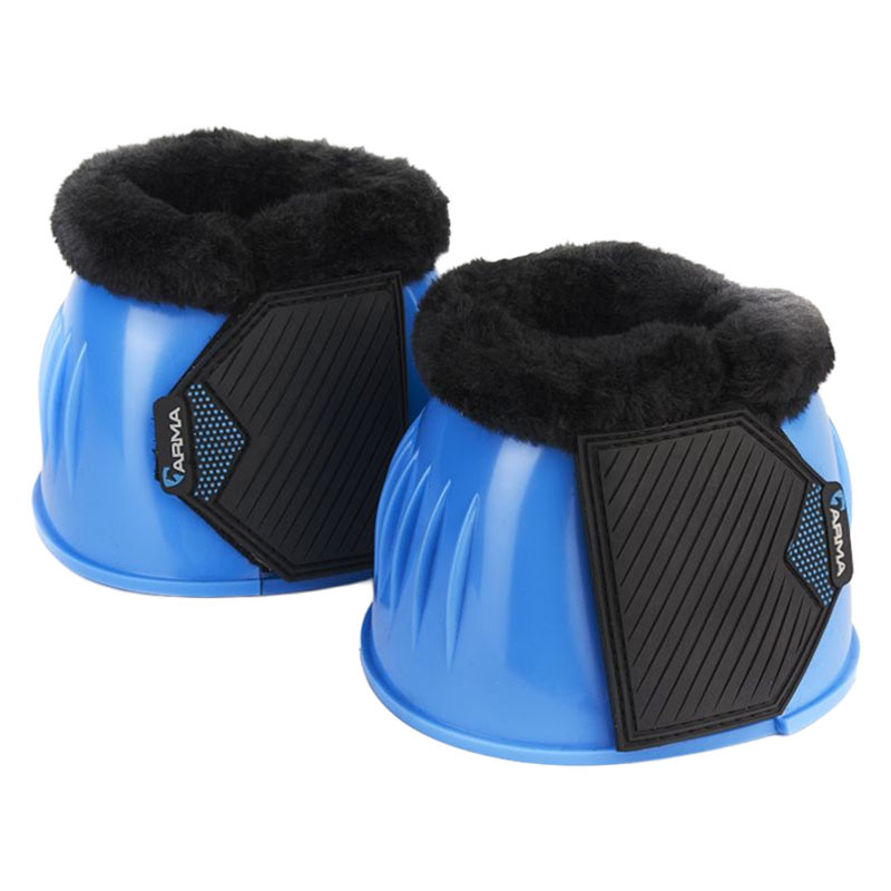Boots Glossy PVC Fleece Blå