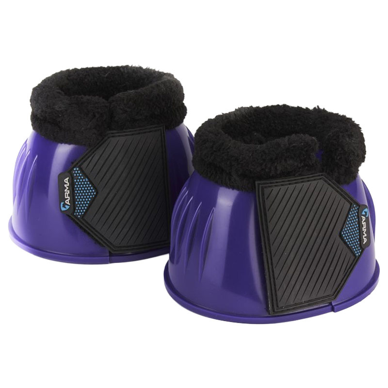 Boots Glossy PVC Fleece Lila