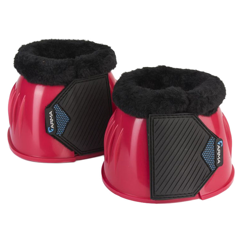 Boots Glossy PVC Fleece Rosa