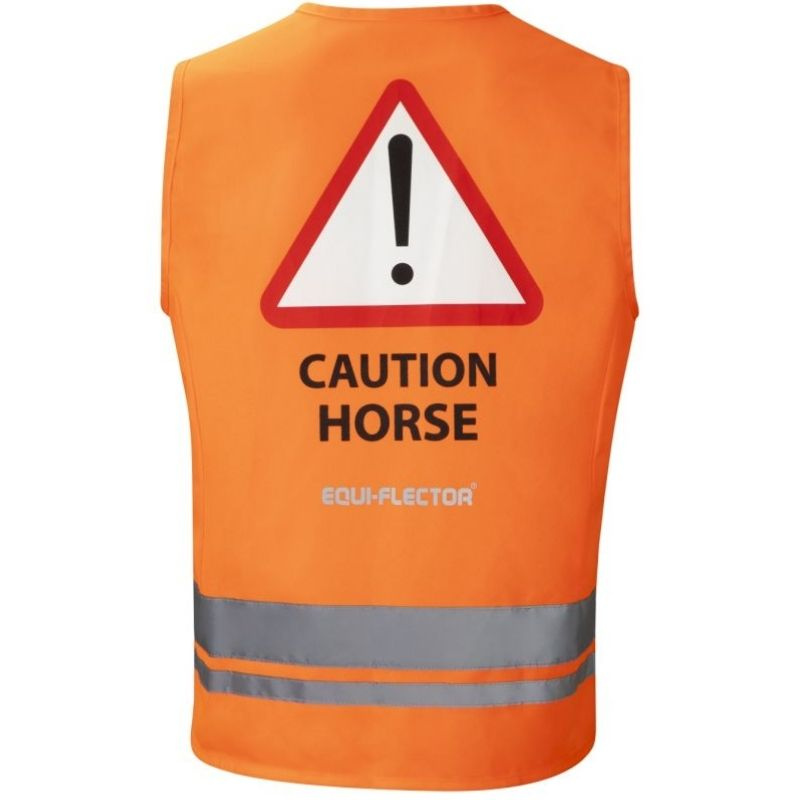 Reflexväst Barn/Junior Caution Horse Orange